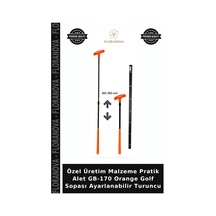 Özel Üretim Malzeme Pratik Alet Gb-170 Orange Golf Sopası Ayarlanabilir Turuncu