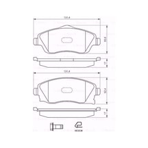 Opel Combo Tour 1.6 2001-2011 Bosch Ön Fren Balatası