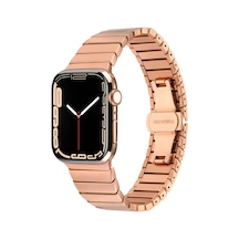 Watch 40mm Kordon Uyumlu Krd-79 Metal Strap Kayış Ardx- Rose Gold
