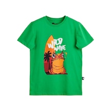 Bad Bear Wave Çocuk Tişört 24.06.07.002-c13 Yeşil