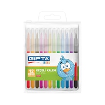 Gıpta Keçeli Boya Kalemi Pvc Çantalı 24 Renk K4020