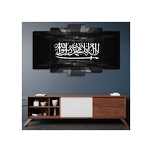 La Ilahe Illallah 5 Parçalı Tablo Görsel - 702503688 Görsel