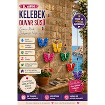 Kelebek Duvar Dekor Süsü