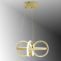Tt003-sr Tt Ayd. Sarı Işık Sarmal Gold Sarı Kaplama Led Avize Gold