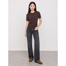 Loft Regular Fit Kadın Bluz K.kol Lf2044861 Q1.v1 Kahverengi