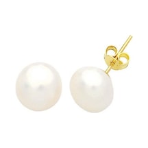 Bilezikhane Küpe İncili 2,15 Gram 14 Ayar Altın Bilezikhane Küpe İncili 2,15 Gram 14 Ayar Altın