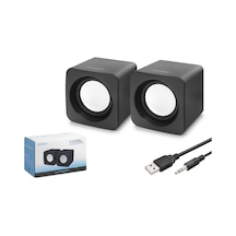 Hadron Hd6055 Masaüstü Hoparlör 2.0 Kanal Usb 3.5 Mm Siyah