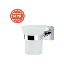 Çelik Banyo Vizyon Diş Fırçalık Paslanmaz Pirinç 10 Yıl Garantili Krom