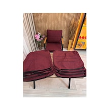 8 Adet ,minder Kılıfı , Bahçe Minderi Kılıfı , Balkon Minderi Kılıfı , Koruyucu Kılıf , Balkon Mobilyası , Bahçe Mobilyası Bordo