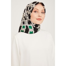 Armine Twill İpek Eşarp 23ka9007 52 - Turuncu