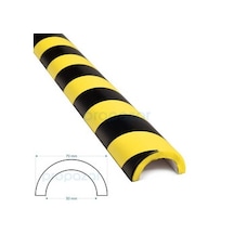 Puffyguard Boru Profil Koruyucu O1 - Model : O - 1 Metre - 70x50mm - Tip : R50 R30