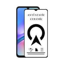 Samsung Galaxy Uyumlu A05s Tam Kaplayan Anti Statik Kırılmayan Seramik Nano Esnek Ekran Koruyucu Cam
