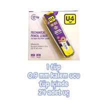 1 Tüp 0.9 Mm Kalem Ucu Tüp İçinde 24 Adet Uç Çok Renkli