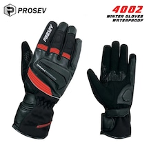 Prosev 4002 Waterproof Kışlık Motosiklet Eldiveni Kırmızı