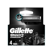 2 Adet Gillette Mach3 4lü Bıçak Charcoal