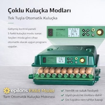 Bay Fx64 Model Tam Otomatik Kuluçka Makinesi Yeni Nesil Havalandırmalı Sulu Sistem Najmaddin