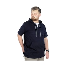 Mode Xl Büyük Beden Sweat Kapşon Ted 22560 Lacivert 001