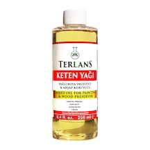 Terlans Ağartılmış Keten Yağı Resim Yağı 250 Ml Linseed Oil