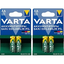 Varta 56706 2100 mAh AA Ni-MH Şarj Edilebilir Kalem Pil 4 x 2 Adet