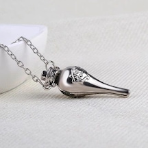 Herşey Nota Harry Potter Felix Felicis İksiri Şişe Gümüş Kolye