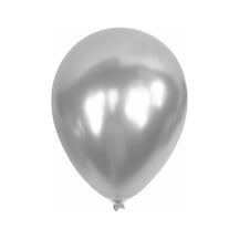 Metalik Gümüş Balon 12'Li