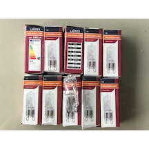 10 Adet G9 Halojen Lamba 220v 40w 640 Lümen Şeffaf