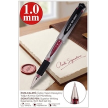 İmza Kalemi 1 Adet Uniball Gel İmpact 1.0 Mm Roller Pilot Kalem Um-153s Roller Uçlu Likit Mürekkepli Pilot Kalem Kırmızı