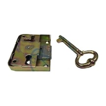 Hubrendy Çer Kapazlama, Mobilya Kilidi 6x4x1 Cm - 12 Adet