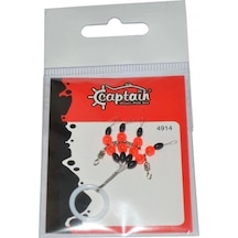 Captain 4914 4 Lü Paket Boncuklu Fırdöndülü Stopper S Beden