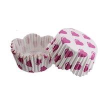 Cupcake Kalıbı Pet Kapsül Dalgalı Kek Kalıbı 65X38 Mm 100 Adet N11.1109