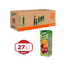 İçim Karışık Meyveli Meyve Suyu 200 Ml X 27 Adet