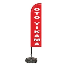 Oto Yıkama Yelken Plaj Bayrağı