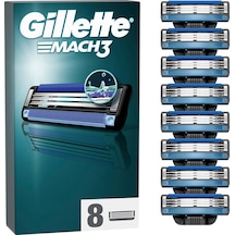 Gillette Mach3 Avantajlı Yedek Tıraş Bıçağı 8'li
