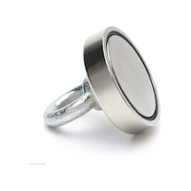 Ay Magnet Süper Güçlü Halkalı Büyük Neodyum Pot Mıknatıs,Çap 60mm