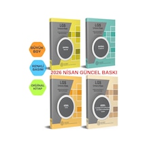 2026 Nisan Dahil 8.sınıf Lgs Çıkmış Sorular Ve Meb Örnek Soruları Çalışma Kitabı 4lü Set Renkli