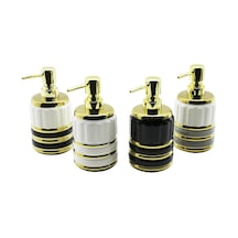 Şişe Gold Kapak - Boğum Seramik Sıvı Sabunluk 7.5x10.5cm 4989 Çok Renkli Şişe Gold Kapak - Boğum Seramik Sıvı Sabunluk 7.5x10.5cm 4989 Çok Renkli