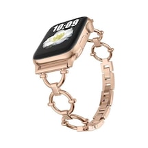 Mobilteam Watch 7 41mm Uyumlu Krd-56 Metal Kordon-rose Gold