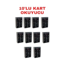 Sr-210 Em-w Proximity Kart Okuyucu 125 Khz Ip68 Şifreli Dokunmatik Tuşlu Geçiş Kontrol Sistemi 2000 Kullanıcı 10 Adet