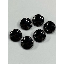 Metal Düğme/hırka Yelek Boyu/ 6 Lı Set/1,8 Cm/jx015/siyah