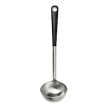 Ikea 365+ Hjälte Çorba Kepçesi 34 Cm Krom-siyah