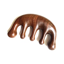 Saç Derisi, Yüz, Vücut Masajı İçin Doğal Sandal Ağacı Masaj Tarağı B Diğer