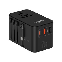 Lexroo Priz Dönüştürücü 70w Gan Hızlı Şarj 200+ Ülke Dahili Usb-c Kablo Usb-c 2x Usb-a X6411