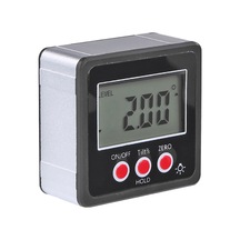 Vkemall Dijital Açı Ölçer - Manyetik Tabanlı Su Geçirmez Eğim Ölçme Aleti