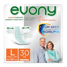 Evony Premium Belbantlı Yetişkin Hasta Bezi L 30'lu