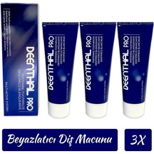 Deenthal Pro Ekstra Beyazlatıcı Diş Macunu 3 x 75 ML