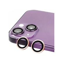Apple İphone 15 Raze Metal Kamera Lens - Pembe Belirtilmemiş