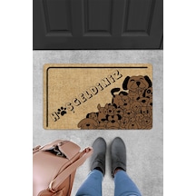Evaşk Kapı Önü Paspası Vinil Kaymaz Tabanlı 45 X 70 Evaşkdm10088