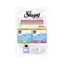 Sleepy Natural Normal 80 Ve Uzun 64 Adet Günlük Ped, Rosıe Oda Kokusu