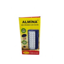 Almina Dl-2424 Telefon Şarj Edebilen Şarjlı Işıldak 24 Led Usb 80