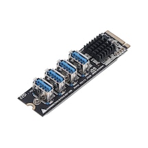 M2 Nvme Riser Çoğaltıcı Nvme 4 Port 1x Riser Çoğaltıcı M.2 Nvme Pci-exp Riser Çoğaltıcı